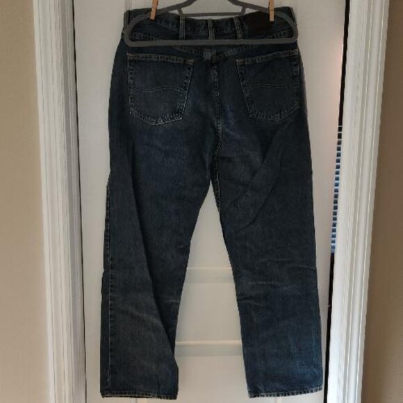 Mens Lee Relaxed Fit Straight Leg Jeans 36x30 Vintage - Picture 2 of 6